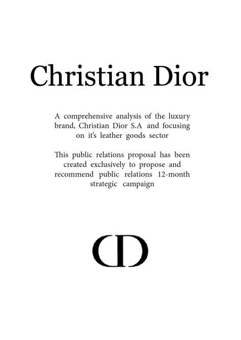 dior statement|Dior brand information.